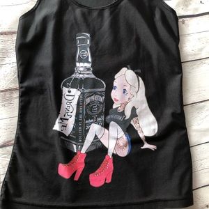 Boozy Alice Racerback Tank Top